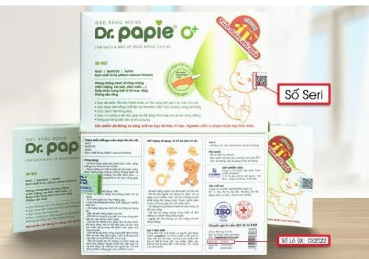 Tập đoàn Dược phẩm Starmed thông báo công văn liên quan tới sản phẩm Gạc răng miệng Dr.Papie